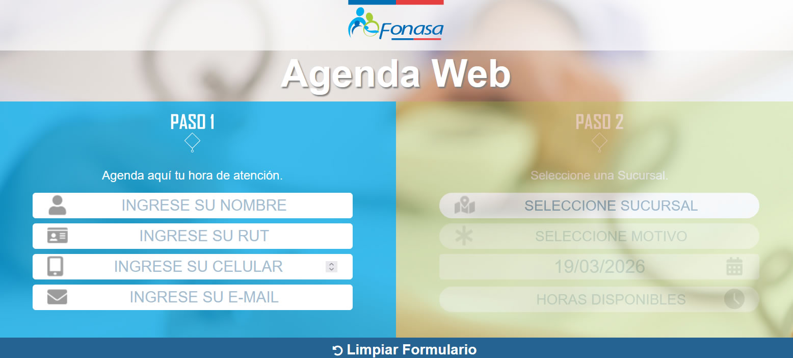 Agendar Hora Fonasa